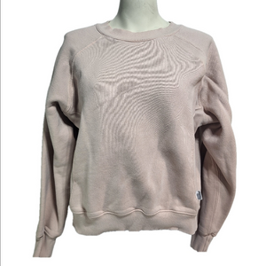 Good American Pink Crewneck Sweatshirt